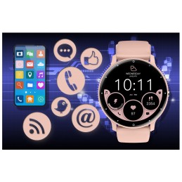 SMARTWATCH UNISEX GRAVITY GT1-5 PRO - BLUETOOTH CONNECTIONS, ADDITIONAL PASSAGE (sg027e)SMARTWATCH UNISEX GRAVITY GT1-5 PRO - ROZMOWY BLUETOOTH, DODATKOWY PASEK (sg027e)