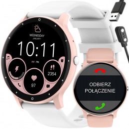 SMARTWATCH UNISEX GRAVITY GT1-6 PRO - BLUETOOTH CONNECTIONS, ADDITIONAL PASSAGE (sg027f)SMARTWATCH UNISEX GRAVITY GT1-6 PRO - ROZMOWY BLUETOOTH, DODATKOWY PASEK (sg027f)