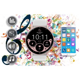 SMARTWATCH UNISEX GRAVITY GT1-6 PRO - BLUETOOTH CONNECTIONS, ADDITIONAL PASSAGE (sg027f)SMARTWATCH UNISEX GRAVITY GT1-6 PRO - ROZMOWY BLUETOOTH, DODATKOWY PASEK (sg027f)