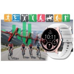 SMARTWATCH UNISEX GRAVITY GT1-6 PRO - BLUETOOTH CONNECTIONS, ADDITIONAL PASSAGE (sg027f)SMARTWATCH UNISEX GRAVITY GT1-6 PRO - ROZMOWY BLUETOOTH, DODATKOWY PASEK (sg027f)