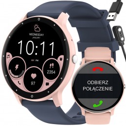 SMARTWATCH UNISEX GRAVITY GT1-7 PRO - BLUETOOTH CONNECTIONS, ADDITIONAL PASSAGE (sg027g)SMARTWATCH UNISEX GRAVITY GT1-7 PRO - ROZMOWY BLUETOOTH, DODATKOWY PASEK (sg027g)