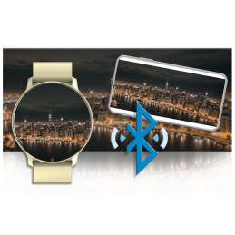 WOMEN'S SMARTWATCH Rubicon RNCF01 - OWN dial, PULSOMETER (sr047b)SMARTWATCH DAMSKI Rubicon RNCF01 - WŁASNE TARCZE, PULSOMETR (sr047b)