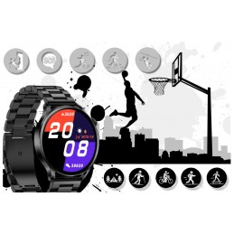 SMARTWATCH Rubicon RNCE81 - CONNECTIONS, PULSOKSYMETER (sr045c)SMARTWATCH DAMSKI Rubicon RNCE81 - WYKONYWANIE POŁĄCZEŃ, PULSOKSYMETR (sr045c)