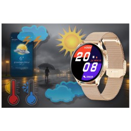 SMARTWATCH FOR WOMEN Rubicon RNCE81 - CONNECTIONS, PULSOKSYMETER (sr045b)SMARTWATCH DAMSKI Rubicon RNCE81 - WYKONYWANIE POŁĄCZEŃ, PULSOKSYMETR (sr045b)
