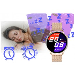 SMARTWATCH FOR WOMEN Rubicon RNCE81 - CONNECTIONS, PULSOKSYMETER (sr045b)SMARTWATCH DAMSKI Rubicon RNCE81 - WYKONYWANIE POŁĄCZEŃ, PULSOKSYMETR (sr045b)