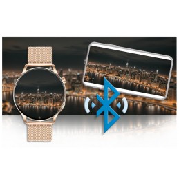 SMARTWATCH FOR WOMEN Rubicon RNCE81 - CONNECTIONS, PULSOKSYMETER (sr045b)SMARTWATCH DAMSKI Rubicon RNCE81 - WYKONYWANIE POŁĄCZEŃ, PULSOKSYMETR (sr045b)