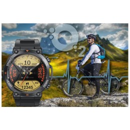 SMARTWATCH MEN'S Rubicon RNCE95 - CONNECTIONS, PULSOKSYMETER (sr040a)SMARTWATCH MĘSKI Rubicon RNCE95 - WYKONYWANIE POŁĄCZEŃ, PULSOKSYMETR (sr040a)
