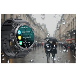 SMARTWATCH MEN'S Rubicon RNCE95 - CONNECTIONS, PULSOKSYMETER (sr040a)SMARTWATCH MĘSKI Rubicon RNCE95 - WYKONYWANIE POŁĄCZEŃ, PULSOKSYMETR (sr040a)
