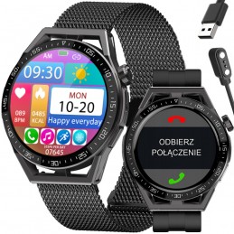 Rubicon RNCE88 MEN'S SMARTWATCH - MAKE CALLS, OWN TARGETS (sr033c)SMARTWATCH MĘSKI Rubicon RNCE88 - WYKONYWANIE POŁĄCZEŃ, WŁASNE TARCZE (sr033c)