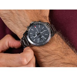 TOMMY HILFIGER MEN'S WATCH 1791719 BANK (zf022c)ZEGAREK MĘSKI TOMMY HILFIGER 1791719 BANK (zf022c)