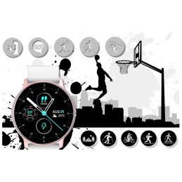 SMARTWATCH UNISEX GRAVITY GT1-7 - PULSOMETER, OWN dial (sg015g)SMARTWATCH UNISEX GRAVITY GT1-7 - PULSOMETR, WŁASNE TARCZE (sg015g)