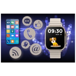 SMARTWATCH UNISEX Rubicon RNCF17 - BLUETOOTH CALL, WIRELESS CHARGING (sr059c)SMARTWATCH UNISEX Rubicon RNCF17 - BLUETOOTH CALL, ŁADOWANIE BEZPRZEWODOWE (sr059c)