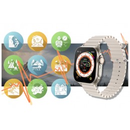 SMARTWATCH UNISEX Rubicon RNCF17 - BLUETOOTH CALL, WIRELESS CHARGING (sr059c)SMARTWATCH UNISEX Rubicon RNCF17 - BLUETOOTH CALL, ŁADOWANIE BEZPRZEWODOWE (sr059c)