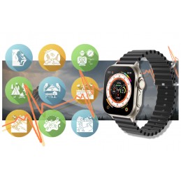 SMARTWATCH UNISEX Rubicon RNCF17 - BLUETOOTH CALL, WIRELESS CHARGING (sr059a)SMARTWATCH UNISEX Rubicon RNCF17 - BLUETOOTH CALL, ŁADOWANIE BEZPRZEWODOWE (sr059a)