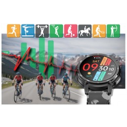 Men's SMARTWATCH Rubicon RNCF08 - CALL MAKING - BLUETOOTH CALL - 4GB MP3 PLAYER (sr053a)SMARTWATCH MĘSKI Rubicon RNCF08 - WYKONYWANIE POŁĄCZEŃ - BLUETOOTH CALL - ODTWARZACZ MP3 4GB (sr053a)