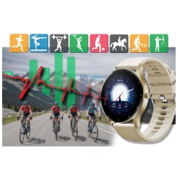 SMARTWATCH UNISEX GRAVITY GT2-4 - BLUETOOTH CONNECTIONS, OWN dial (sg019d)SMARTWATCH UNISEX GRAVITY GT2-4 - ROZMOWY BLUETOOTH, WŁASNE TARCZE (sg019d)