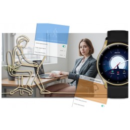 SMARTWATCH UNISEX GRAVITY GT2-3 - BLUETOOTH CONNECTIONS, OWN dial (sg019c)SMARTWATCH UNISEX GRAVITY GT2-3 - ROZMOWY BLUETOOTH, WŁASNE TARCZE (sg019c)