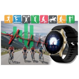 SMARTWATCH UNISEX GRAVITY GT2-3 - BLUETOOTH CONNECTIONS, OWN dial (sg019c)SMARTWATCH UNISEX GRAVITY GT2-3 - ROZMOWY BLUETOOTH, WŁASNE TARCZE (sg019c)