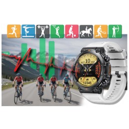 GRAVITY GT7-6 PRO MEN'S SMARTWATCH - CONNECTIONS, PULSOKSYMETER (sg018f)SMARTWATCH MĘSKI GRAVITY GT7-6 PRO - WYKONYWANIE POŁĄCZEŃ, PULSOKSYMETR (sg018f)