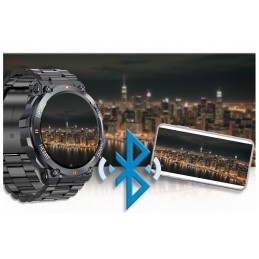 GRAVITY GT7-2 PRO MEN'S SMARTWATCH - MAKING CALLS, PULSOKSYMETER (sg018b)SMARTWATCH MĘSKI GRAVITY GT7-2 PRO - WYKONYWANIE POŁĄCZEŃ, PULSOKSYMETR (sg018b)
