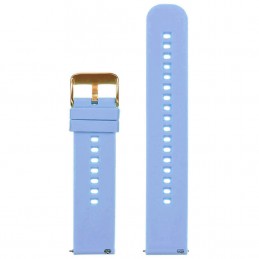 U27 rubber watch strap - light purple/rosegold - 18mmPasek gumowy do zegarka U27 - jasnofioletowy/rosegold - 18mm