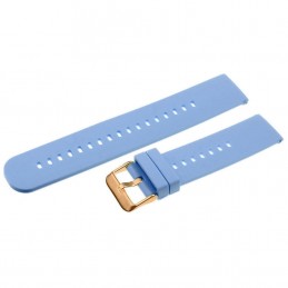 U27 rubber watch strap - light purple/rosegold - 18mmPasek gumowy do zegarka U27 - jasnofioletowy/rosegold - 18mm