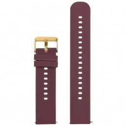 U27 rubber watch strap - purple/gold - 20mmPasek gumowy do zegarka U27 - fioletowy/złoty - 20mm