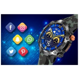 GRAVITY GT20-6 MEN'S SMARTWATCH - AMOLED, ADDITIONAL BELT (sg024f)SMARTWATCH MĘSKI GRAVITY GT20-6 - AMOLED, DODATKOWY PASEK (sg024f)