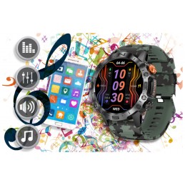 GRAVITY GT20-6 MEN'S SMARTWATCH - AMOLED, ADDITIONAL BELT (sg024f)SMARTWATCH MĘSKI GRAVITY GT20-6 - AMOLED, DODATKOWY PASEK (sg024f)