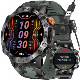GRAVITY GT20-6 MEN'S SMARTWATCH - AMOLED, ADDITIONAL BELT (sg024f)SMARTWATCH MĘSKI GRAVITY GT20-6 - AMOLED, DODATKOWY PASEK (sg024f)