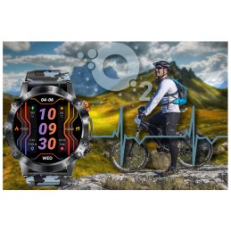 GRAVITY GT20-5 MEN'S SMARTWATCH - AMOLED, ADDITIONAL BELT (sg024e)SMARTWATCH MĘSKI GRAVITY GT20-5 - AMOLED, DODATKOWY PASEK (sg024e)