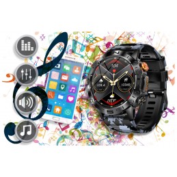 GRAVITY GT20-5 MEN'S SMARTWATCH - AMOLED, ADDITIONAL BELT (sg024e)SMARTWATCH MĘSKI GRAVITY GT20-5 - AMOLED, DODATKOWY PASEK (sg024e)