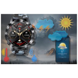 GRAVITY GT20-5 MEN'S SMARTWATCH - AMOLED, ADDITIONAL BELT (sg024e)SMARTWATCH MĘSKI GRAVITY GT20-5 - AMOLED, DODATKOWY PASEK (sg024e)