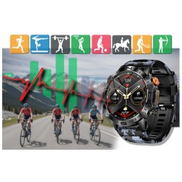 GRAVITY GT20-5 MEN'S SMARTWATCH - AMOLED, ADDITIONAL BELT (sg024e)SMARTWATCH MĘSKI GRAVITY GT20-5 - AMOLED, DODATKOWY PASEK (sg024e)