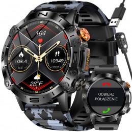 GRAVITY GT20-5 MEN'S SMARTWATCH - AMOLED, ADDITIONAL BELT (sg024e)SMARTWATCH MĘSKI GRAVITY GT20-5 - AMOLED, DODATKOWY PASEK (sg024e)