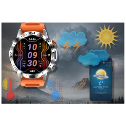 GRAVITY GT20-4 MEN'S SMARTWATCH - AMOLED, ADDITIONAL BELT (sg024d)SMARTWATCH MĘSKI GRAVITY GT20-4 - AMOLED, DODATKOWY PASEK (sg024d)