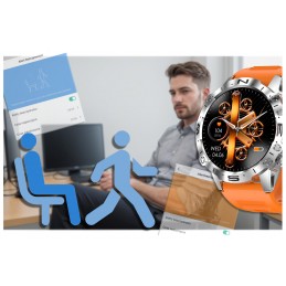 GRAVITY GT20-4 MEN'S SMARTWATCH - AMOLED, ADDITIONAL BELT (sg024d)SMARTWATCH MĘSKI GRAVITY GT20-4 - AMOLED, DODATKOWY PASEK (sg024d)