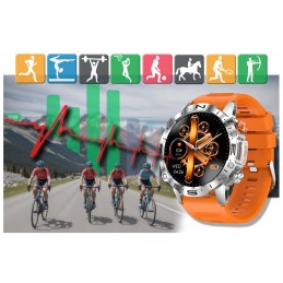 GRAVITY GT20-4 MEN'S SMARTWATCH - AMOLED, ADDITIONAL BELT (sg024d)SMARTWATCH MĘSKI GRAVITY GT20-4 - AMOLED, DODATKOWY PASEK (sg024d)