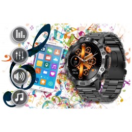 GRAVITY GT20-1 MEN'S SMARTWATCH - AMOLED, ADDITIONAL BELT (sg024a)SMARTWATCH MĘSKI GRAVITY GT20-1 - AMOLED, DODATKOWY PASEK (sg024a)