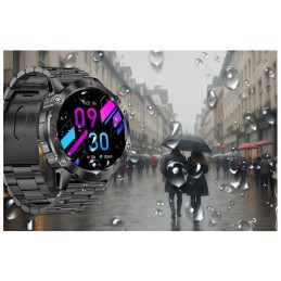 GRAVITY GT20-1 MEN'S SMARTWATCH - AMOLED, ADDITIONAL BELT (sg024a)SMARTWATCH MĘSKI GRAVITY GT20-1 - AMOLED, DODATKOWY PASEK (sg024a)