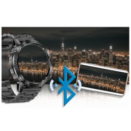 GRAVITY GT20-1 MEN'S SMARTWATCH - AMOLED, ADDITIONAL BELT (sg024a)SMARTWATCH MĘSKI GRAVITY GT20-1 - AMOLED, DODATKOWY PASEK (sg024a)