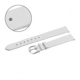 W36L leather watch strap - white - 18mmPasek skórzany do zegarka W83L - beżowy - 18mm