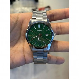 ZEGAREK MĘSKI CASIO MTP-VD03D-3A1 Green + BOXZEGAREK MĘSKI CASIO MTP-VD03D-3A1 Green + BOX