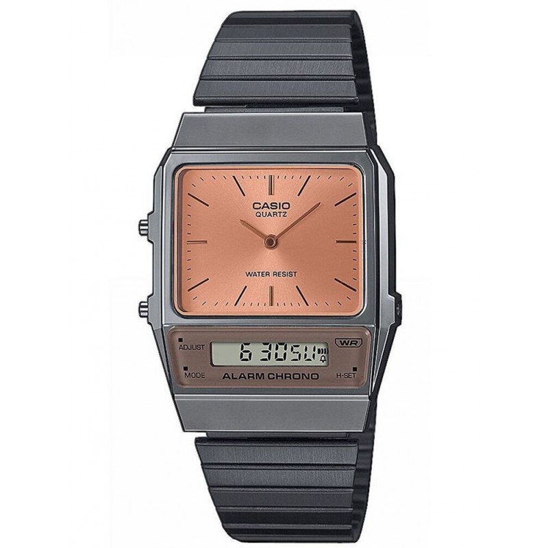 ZEGAREK UNISEX CASIO Vintage Dual Time AQ-800ECGG-4ADF + BOX  ZEGAREK UNISEX CASIO Vintage Dual Time AQ-800ECGG-4ADF + BOX