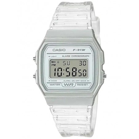 Zegarek Unisex Casio Retro Vintage F-91WS-7 (zd648c) + BOX