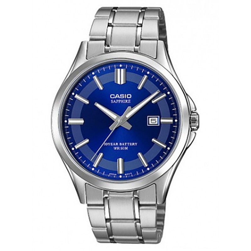 Zegarek Męski Casio MTS-100D-2A + BOX (zd236c) SZAFIR  Zegarek Męski Casio MTS-100D-2A + BOX (zd236c) SZAFIR