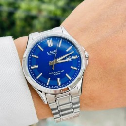 Zegarek Męski Casio MTS-100D-2A + BOX (zd236c) SZAFIRZegarek Męski Casio MTS-100D-2A + BOX (zd236c) SZAFIR