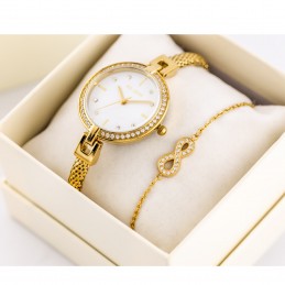 KOMPLET PREZENTOWY DAMSKI PAUL LORENS Zegarek + bransoletka (zg507d)KOMPLET PREZENTOWY DAMSKI PAUL LORENS Zegarek + bransoletka (zg507d)