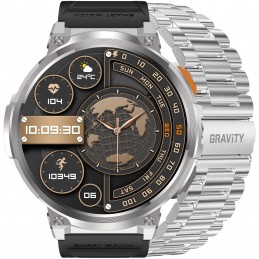 SMARTWATCH MĘSKI GRAVITY GT23-2 - LATARKA, DODATKOWY PASEK  (sg031b)SMARTWATCH MĘSKI GRAVITY GT23-2 - LATARKA, DODATKOWY PASEK  (sg031b)