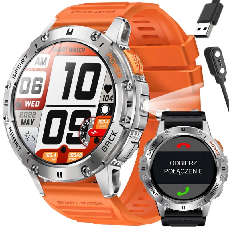 SMARTWATCH MĘSKI GRAVITY GT22-4 - AMOLED, DODATKOWY PASEK (sg030d)  SMARTWATCH MĘSKI GRAVITY GT22-4 - AMOLED, DODATKOWY PASEK (sg030d)